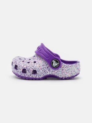 Klapki płaskie Crocs liliowy