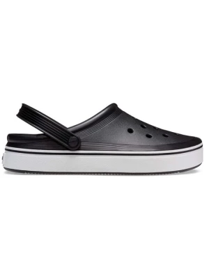 Klapki płaskie Crocs metaliczna czerń