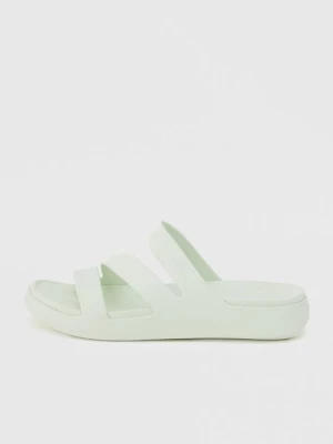 Klapki płaskie Crocs miętowy