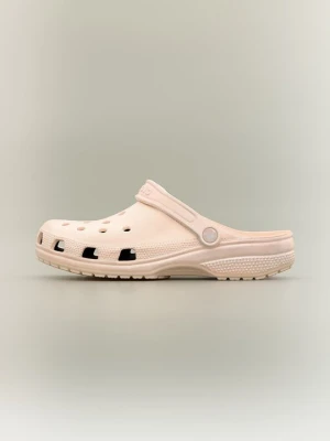 Klapki płaskie Crocs morelowy