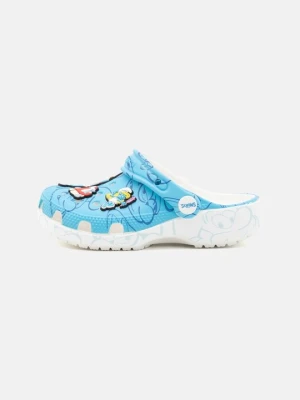 Klapki płaskie Crocs niebieski