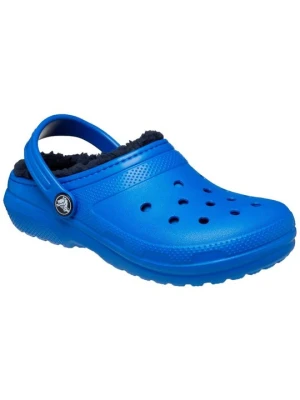 Klapki płaskie Crocs niebieski