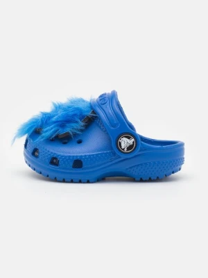 Klapki płaskie Crocs niebieski