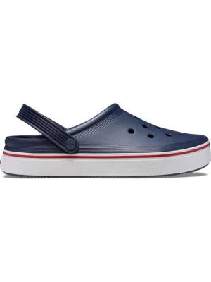 Klapki płaskie Crocs niebieski melanż