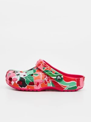Klapki płaskie Crocs różowy