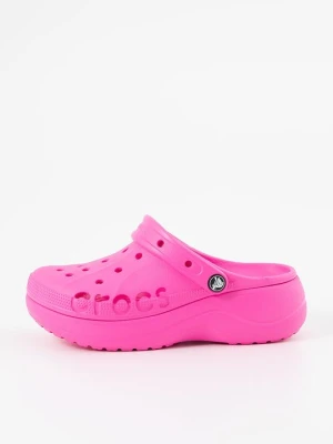 Klapki płaskie Crocs różowy