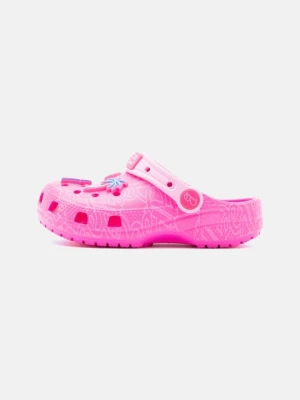 Klapki płaskie Crocs różowy