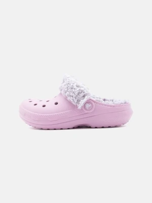 Klapki płaskie Crocs różowy