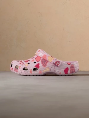 Klapki płaskie Crocs różowy