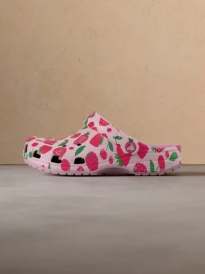 Klapki płaskie Crocs różowy