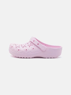 Klapki płaskie Crocs różowy