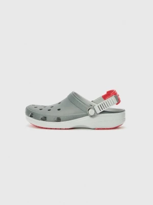 Klapki płaskie Crocs szary
