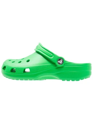 Klapki płaskie Crocs zielony