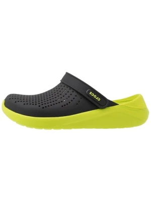 Klapki płaskie Crocs zielony
