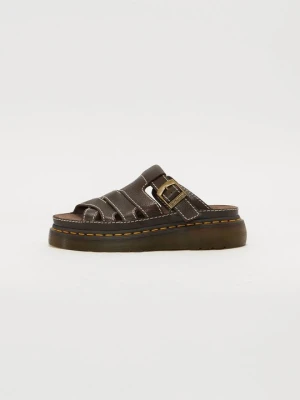 Klapki płaskie Dr. Martens brązowy