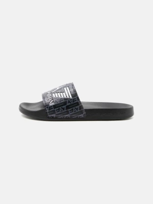 Klapki płaskie EA7 Emporio Armani czarny