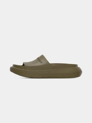 Klapki płaskie Emporio Armani khaki