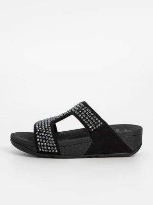 Klapki płaskie FitFlop czarny