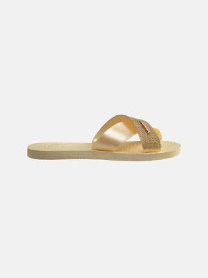 Klapki płaskie Havaianas jasnożółty