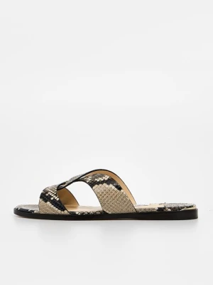Klapki płaskie Jimmy Choo beżowy