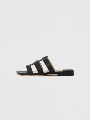Klapki płaskie Jimmy Choo czarny