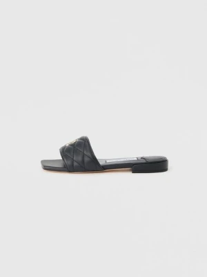 Klapki płaskie Jimmy Choo czarny