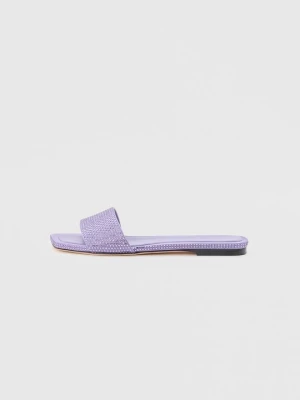 Klapki płaskie Jimmy Choo jasnobrązowy