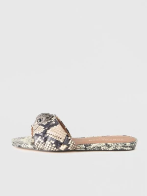 Klapki płaskie Kurt Geiger brązowy