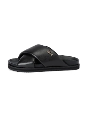Klapki płaskie Kurt Geiger czarny