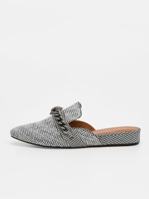 Klapki płaskie Kurt Geiger srebrny
