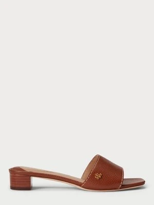 Klapki płaskie Lauren Ralph Lauren