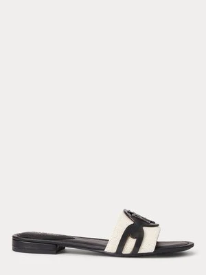 Klapki płaskie Lauren Ralph Lauren