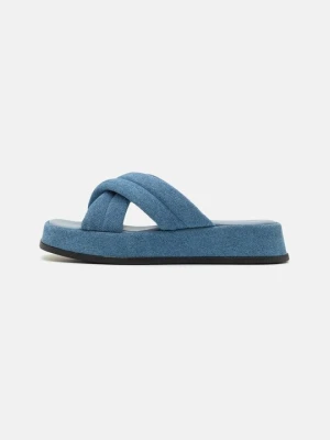 Klapki płaskie Marc O'Polo jasnoniebieski denim