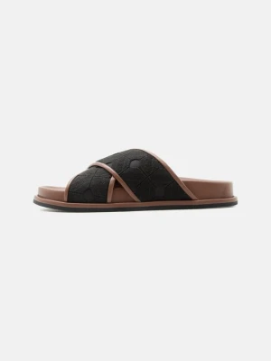 Klapki płaskie Max Mara czarny