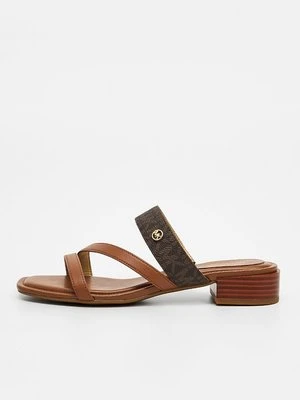 Klapki płaskie Michael Kors brązowy
