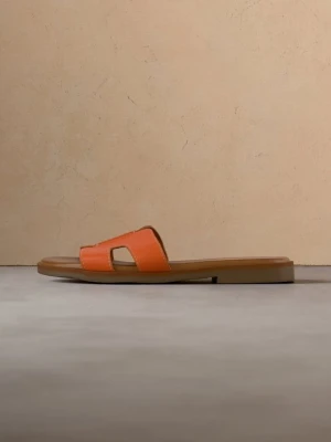 Klapki płaskie Pavement pomarańczowy