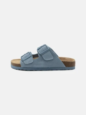 Klapki płaskie Pier One By Zalando jasnoniebieski