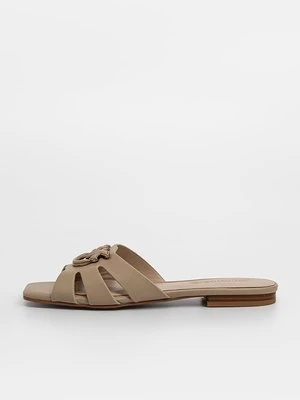 Klapki płaskie pinko