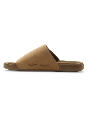 Klapki płaskie Quiksilver beżowy