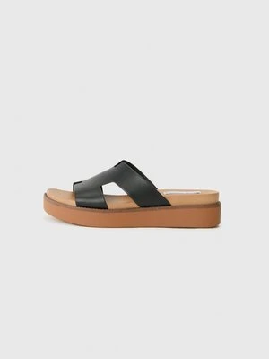 Klapki płaskie Steve Madden czarny