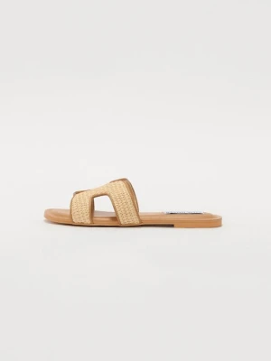 Klapki płaskie Steve Madden beżowy