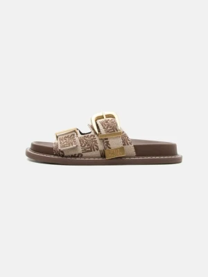 Klapki płaskie Steve Madden brązowy