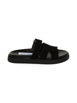Klapki płaskie Steve Madden czarny
