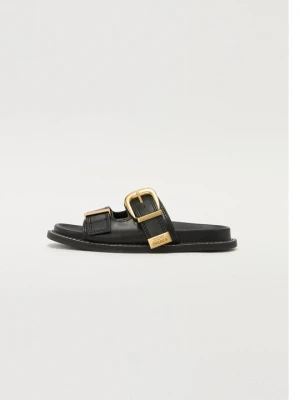 Klapki płaskie Steve Madden czarny