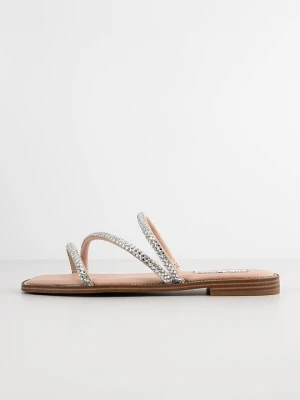 Klapki płaskie Steve Madden szary