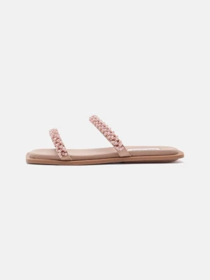 Klapki płaskie Steve Madden żółty