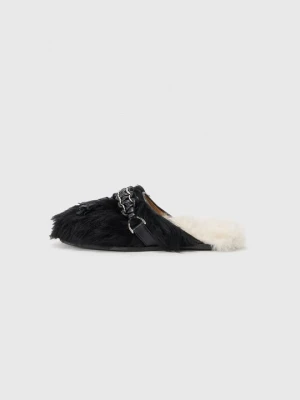 Klapki płaskie Toga czarny