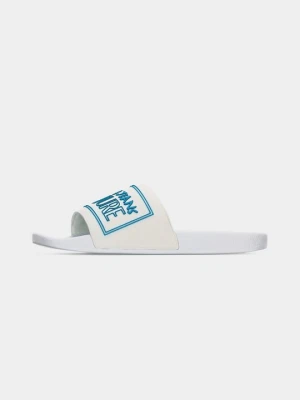 Klapki płaskie Versace Jeans Couture biały