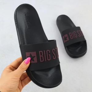 Klapki plażowe basenowe czarne Big Star SS274708