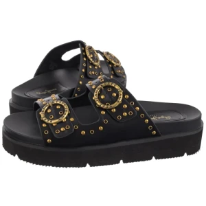 Klapki Pola Buckle Black PLS90679 999 (PE50-a) Pepe Jeans